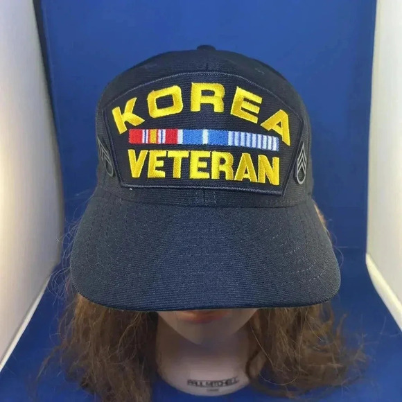 Korea Veteran Cap - Stylish Embroidered Baseball Hat - Picture 1 of 5
